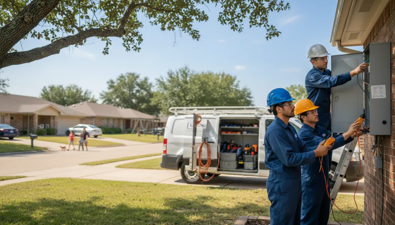 Certified electrician providing emergency electrical services in Wolbach, NE